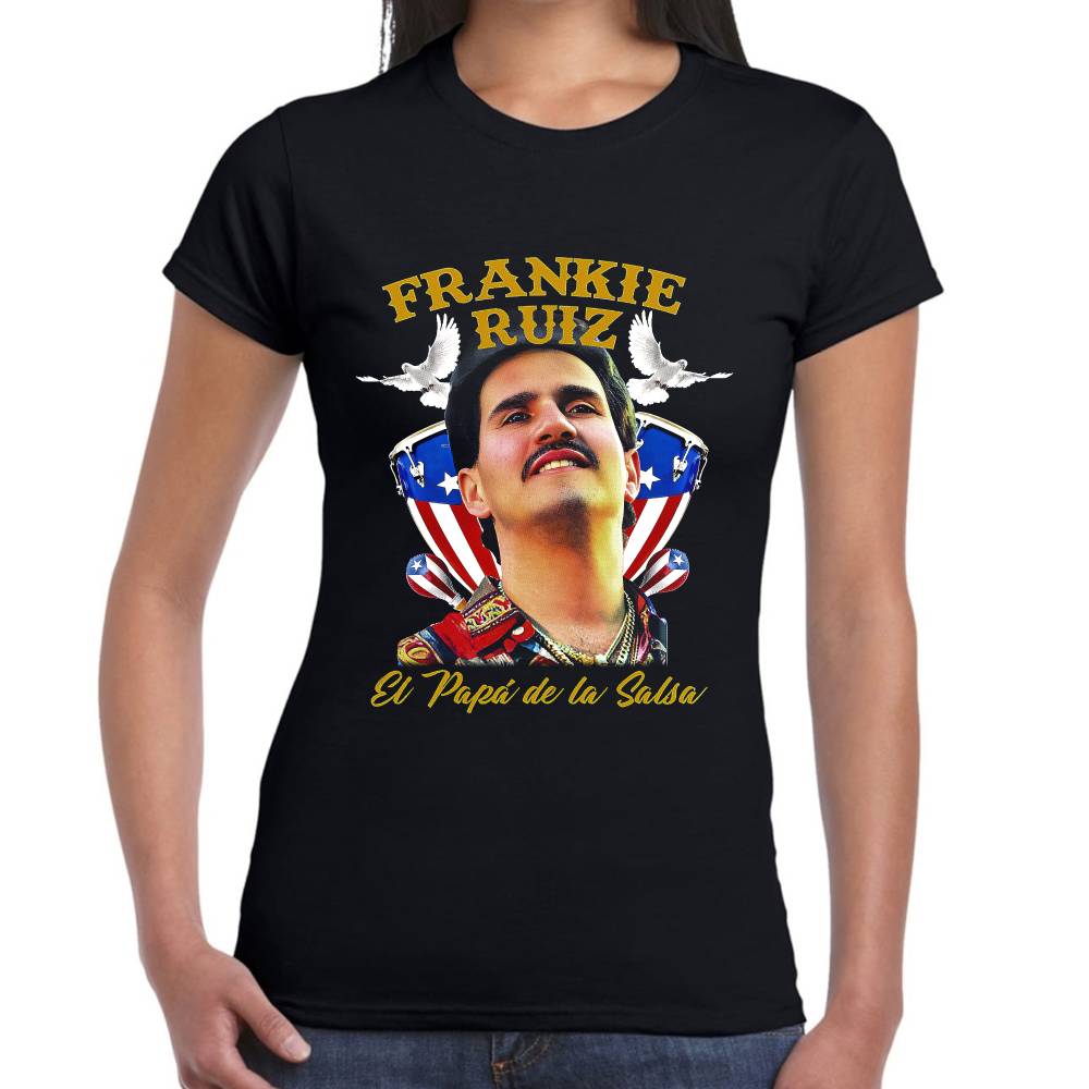 Playera Frankie Ruiz Salsa Algodón Premium #0002895 Imagen secundaria del producto