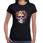 Playera Calavera Dia de Muertos Mexico Algodón Premium #0002896