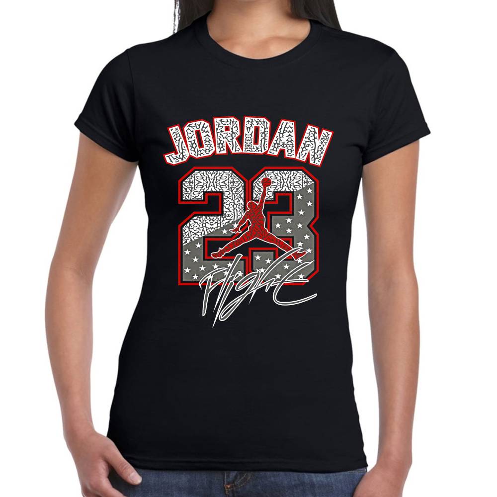 Playera Michael Jodan Flight Algodón Premium #0002906 Imagen secundaria del producto