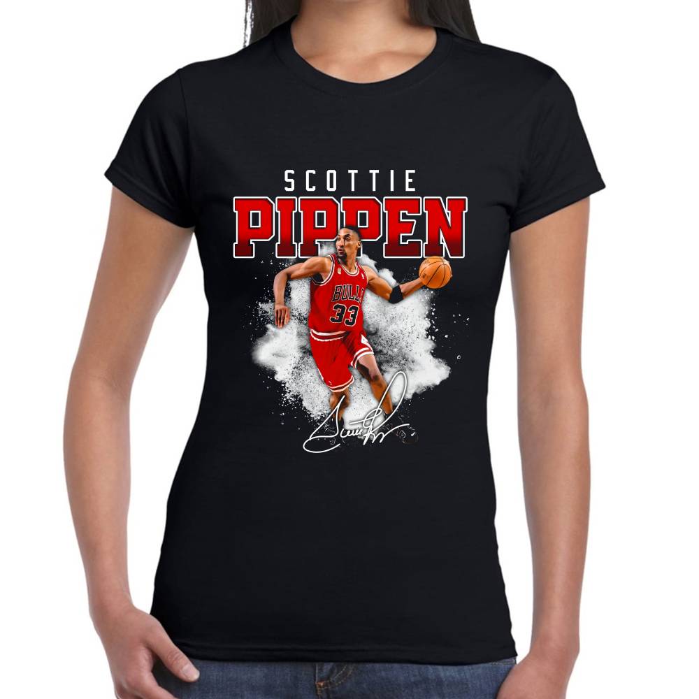 Playera NBA Chicago Bulls Scottie Pippen Algodón Premium #0002909