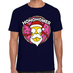 Playera Los Simpsons Navidad Ho Ho Homero Algodón Premium #0002912