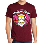 Playera Los Simpsons Navidad Ho Ho Homero Algodón Premium #0002912