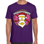 Playera Los Simpsons Navidad Ho Ho Homero Algodón Premium #0002912
