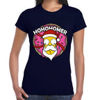 Playera Los Simpsons Navidad Ho Ho Homero Algodón Premium #0002912