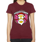 Playera Los Simpsons Navidad Ho Ho Homero Algodón Premium #0002912