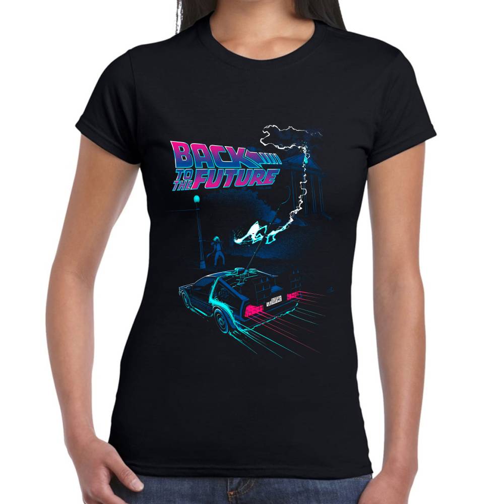 Playera Volver Al Futuro Algodón Premium #0002914 Imagen secundaria del producto