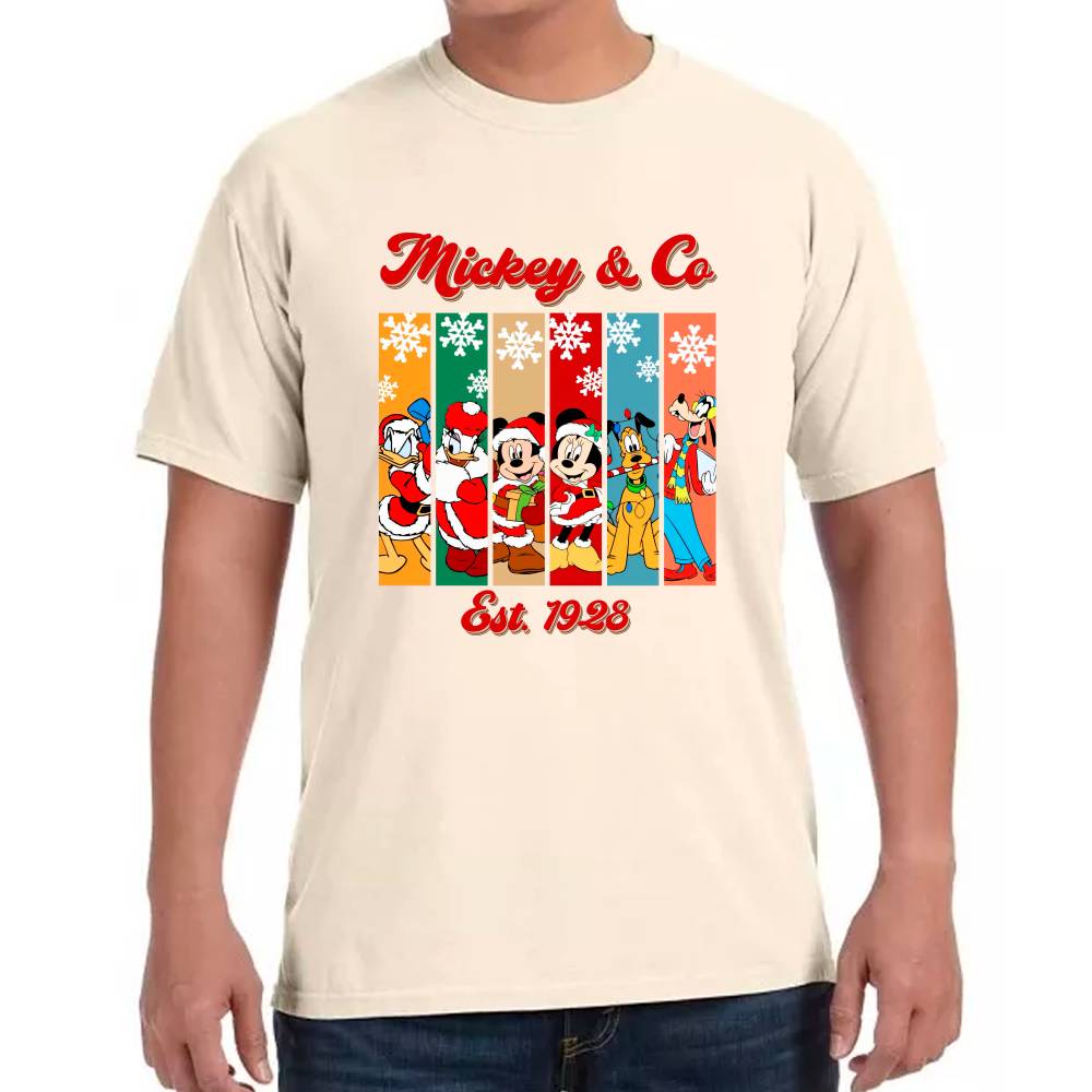 Playera Navidad Disney Algodón Premium #0002916