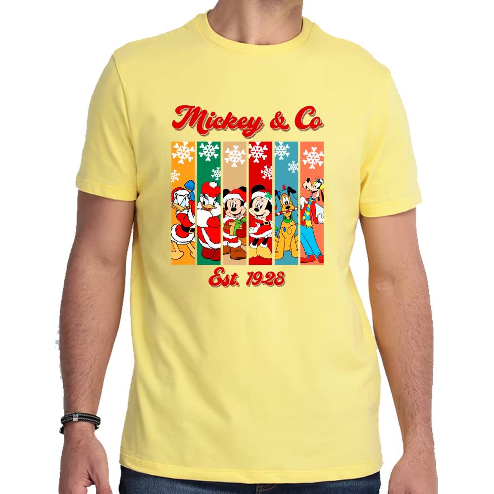 Playera Navidad Disney Algodón Premium #0002916