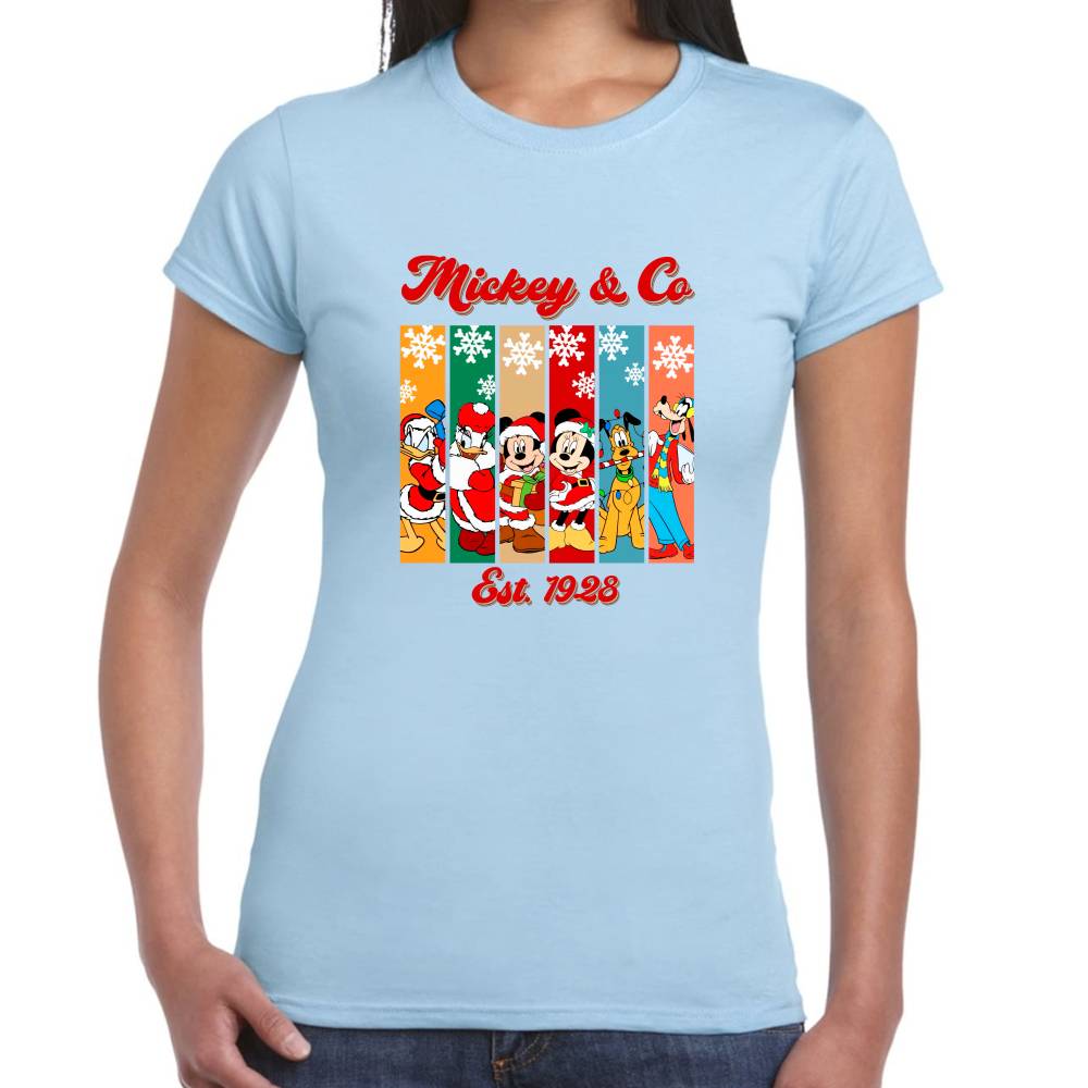 Playera Navidad Disney Algodón Premium #0002916