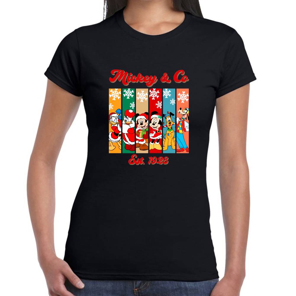 Playera Navidad Disney Algodón Premium #0002916