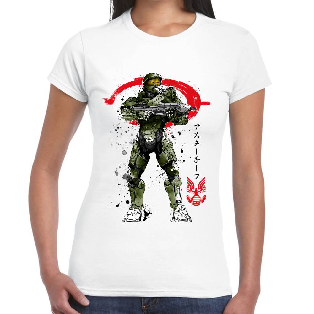 Playera Master Chief Halo Algodón Premium #0002919 Imagen secundaria del producto