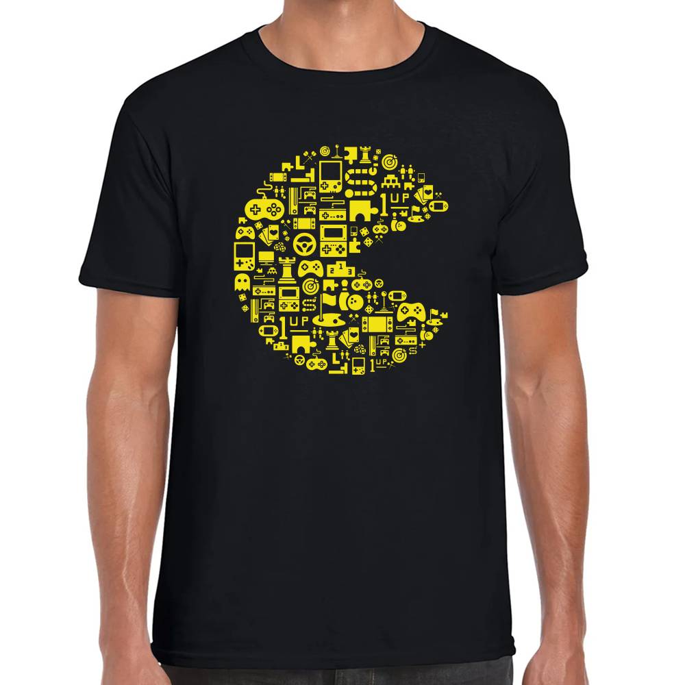 Playera Pac-Man Control Game Algodón Premium #0002922 Imagen principal del producto