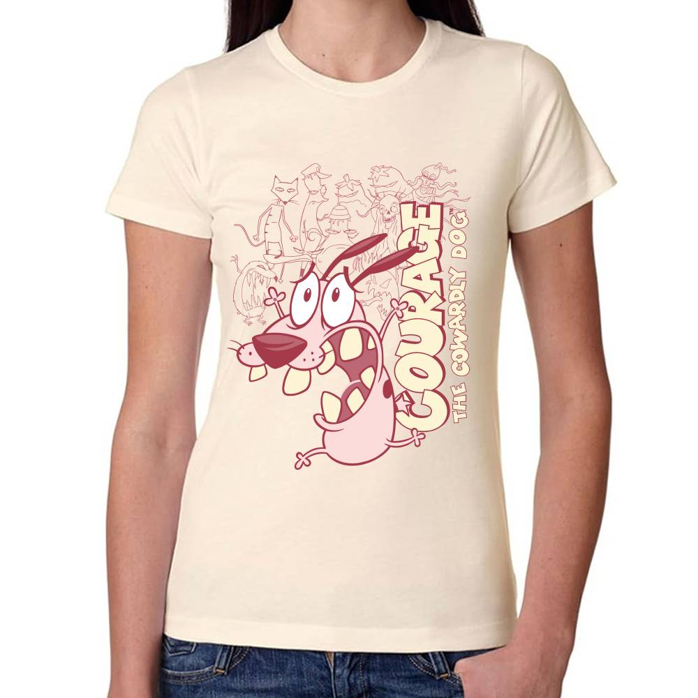Playera Coraje El Perro Cobarde Algodón Premium #0002924