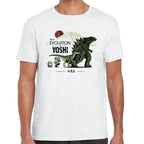 Playera The Evolution Yoshi vs Godzilla Algodón Premium #0002925
