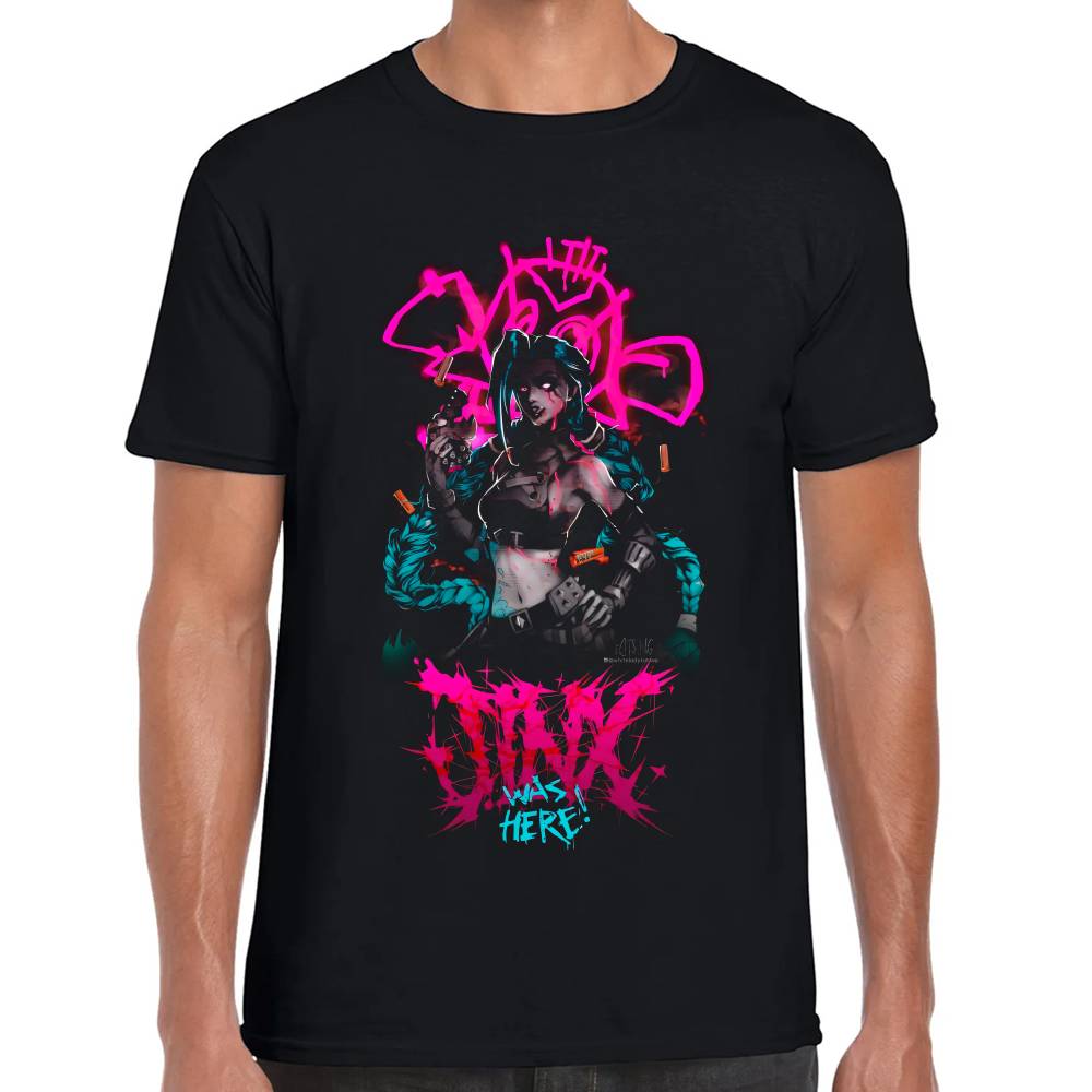 Playera Arcane Jinx Was Here Algodón Premium #0002929