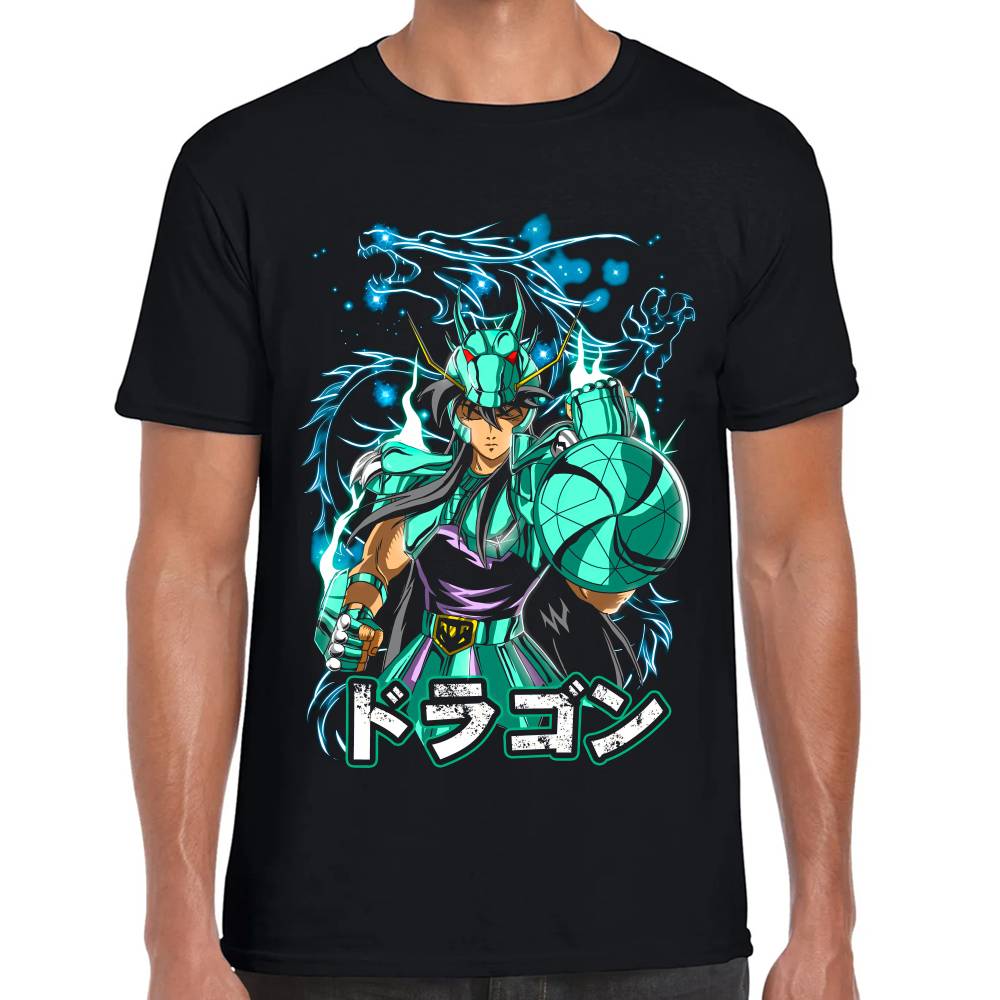 Playera Dragon Caballeros del Zodiaco Algodón Premium #0002930 Imagen principal del producto