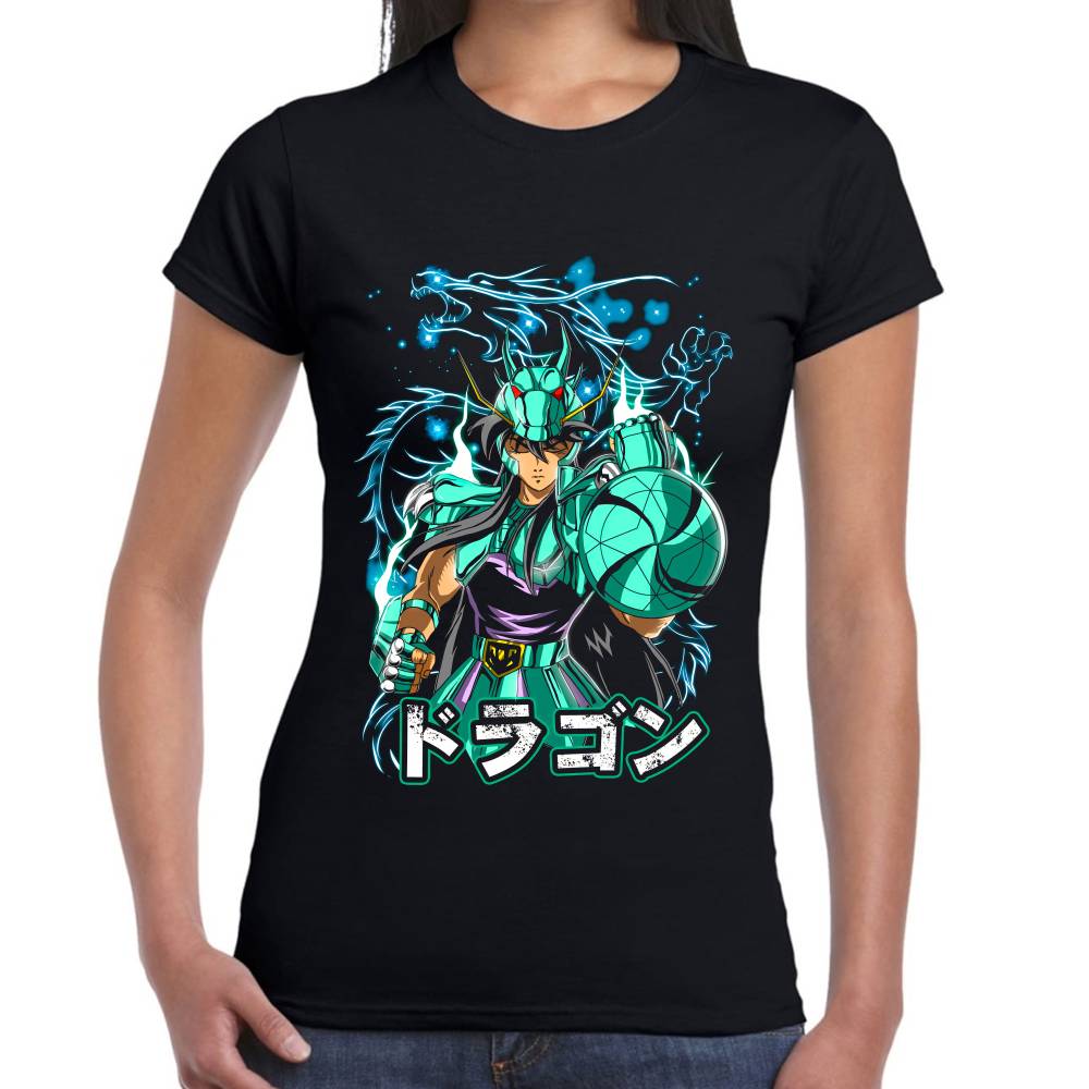 Playera Dragon Caballeros del Zodiaco Algodón Premium #0002930 Imagen secundaria del producto