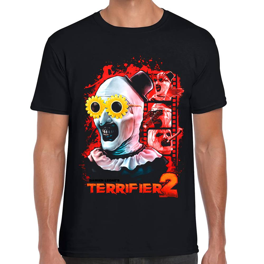 Playera Terrifier Flowers Algodón Premium #0002931