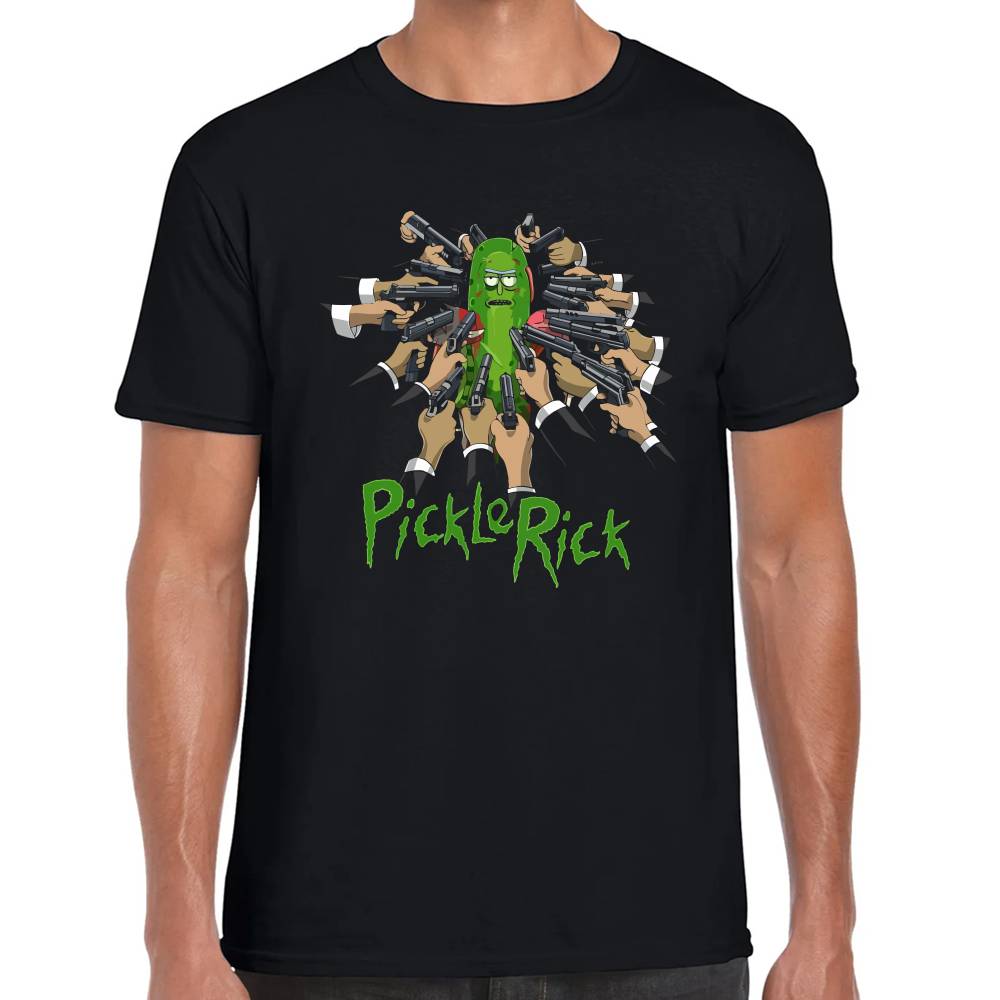 Playera Rick & Morty Pickle Rick Algodón Premium #0002932 Imagen principal del producto