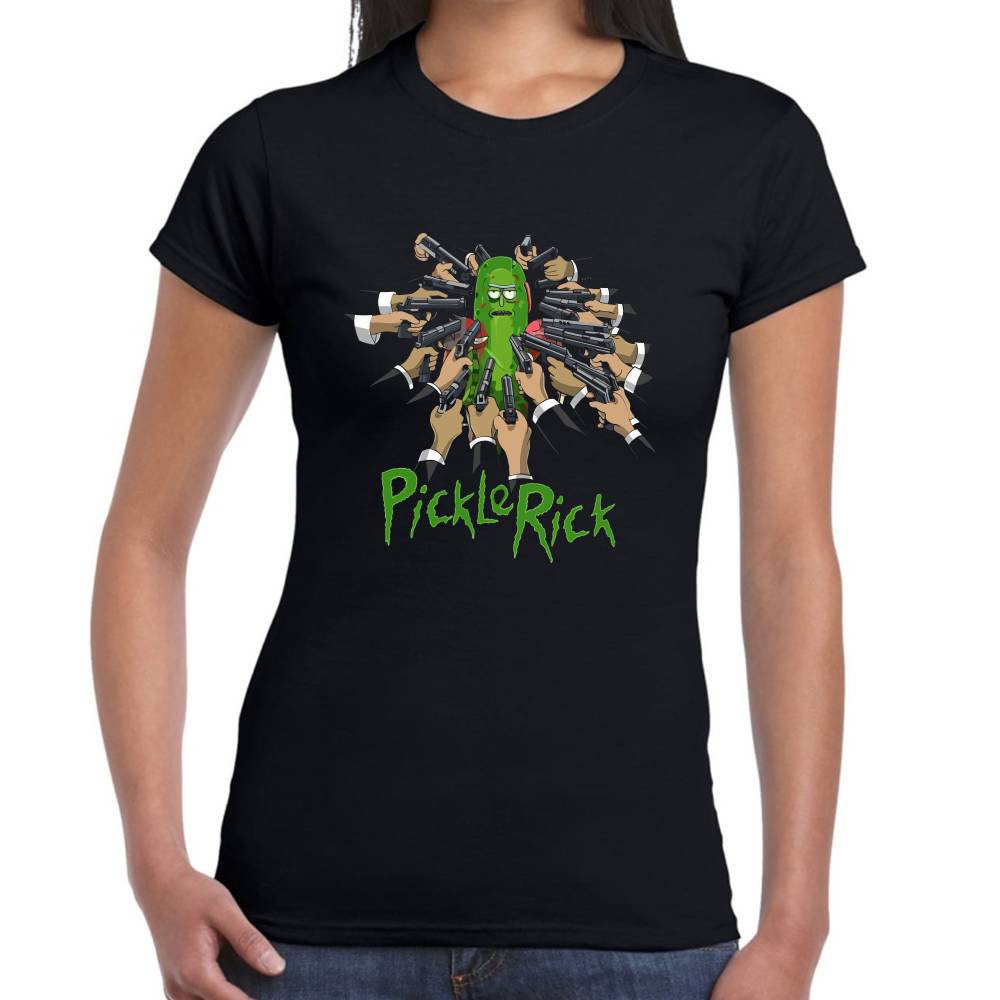 Playera Rick & Morty Pickle Rick Algodón Premium #0002932 Imagen secundaria del producto