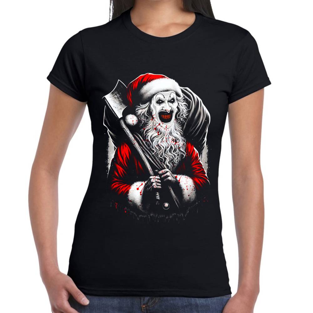 Playera Terrifier Navidad Algodón Premium #0002935