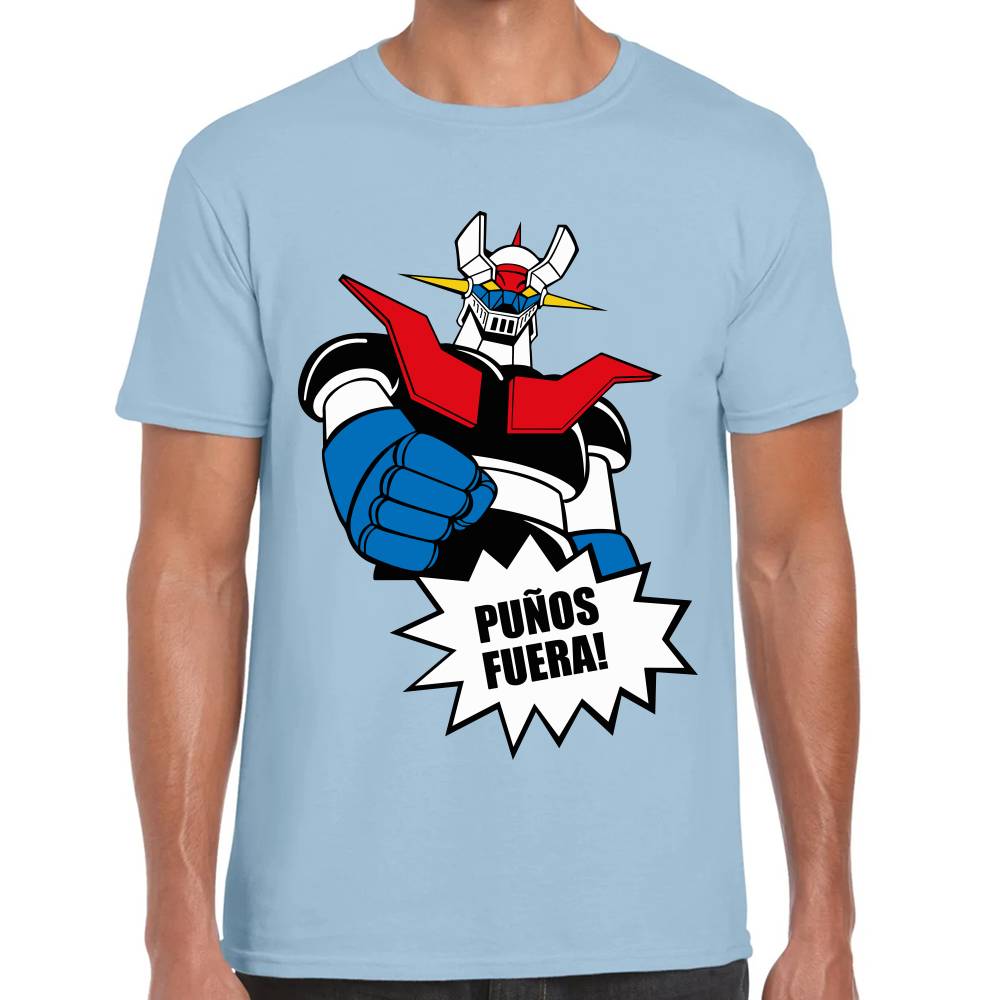 Playera Mazinger Puños Fuera Algodón Premium #0002941