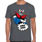 Playera Mazinger Puños Fuera Algodón Premium #0002941