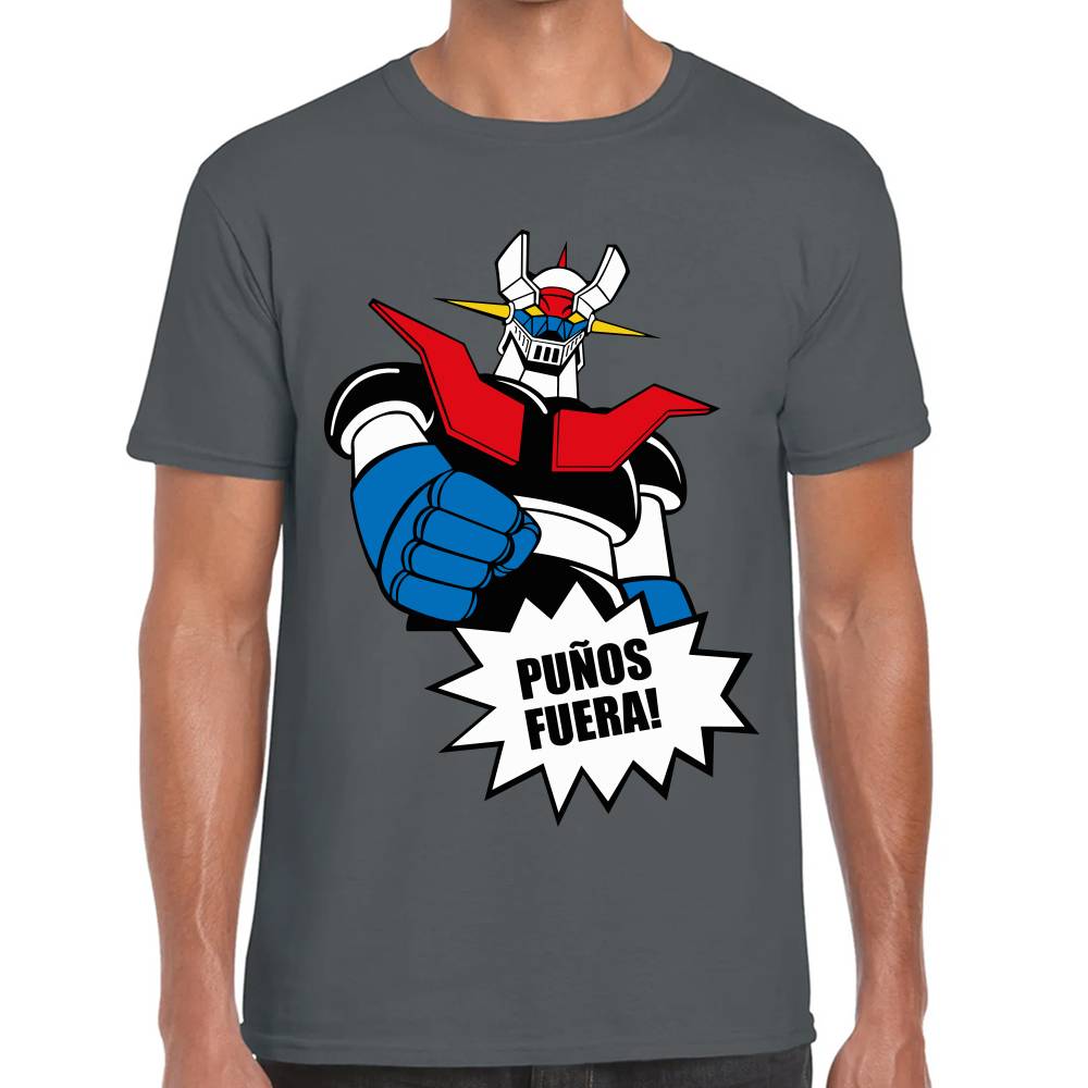 Playera Mazinger Puños Fuera Algodón Premium #0002941