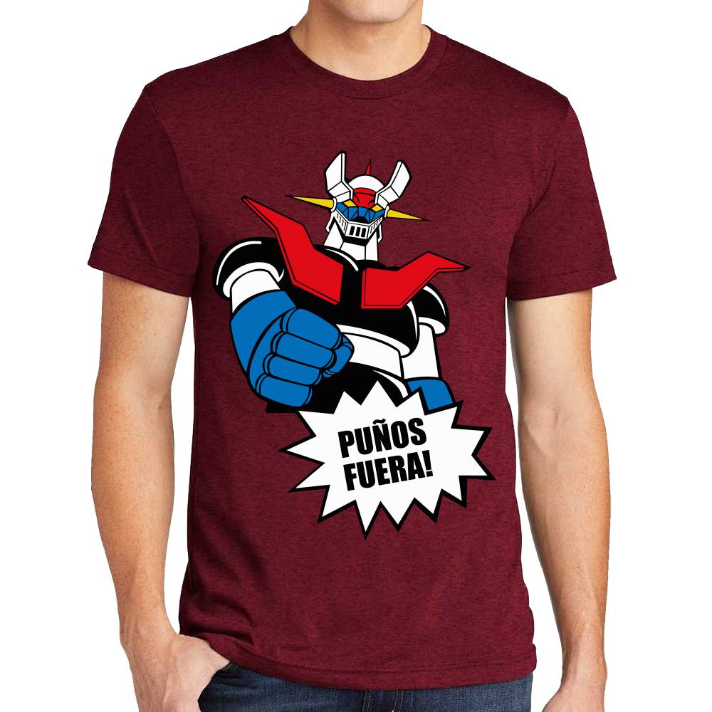 Playera Mazinger Puños Fuera Algodón Premium #0002941