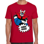 Playera Mazinger Puños Fuera Algodón Premium #0002941