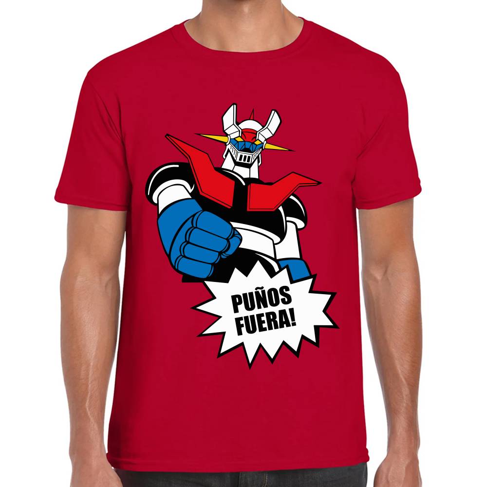 Playera Mazinger Puños Fuera Algodón Premium #0002941
