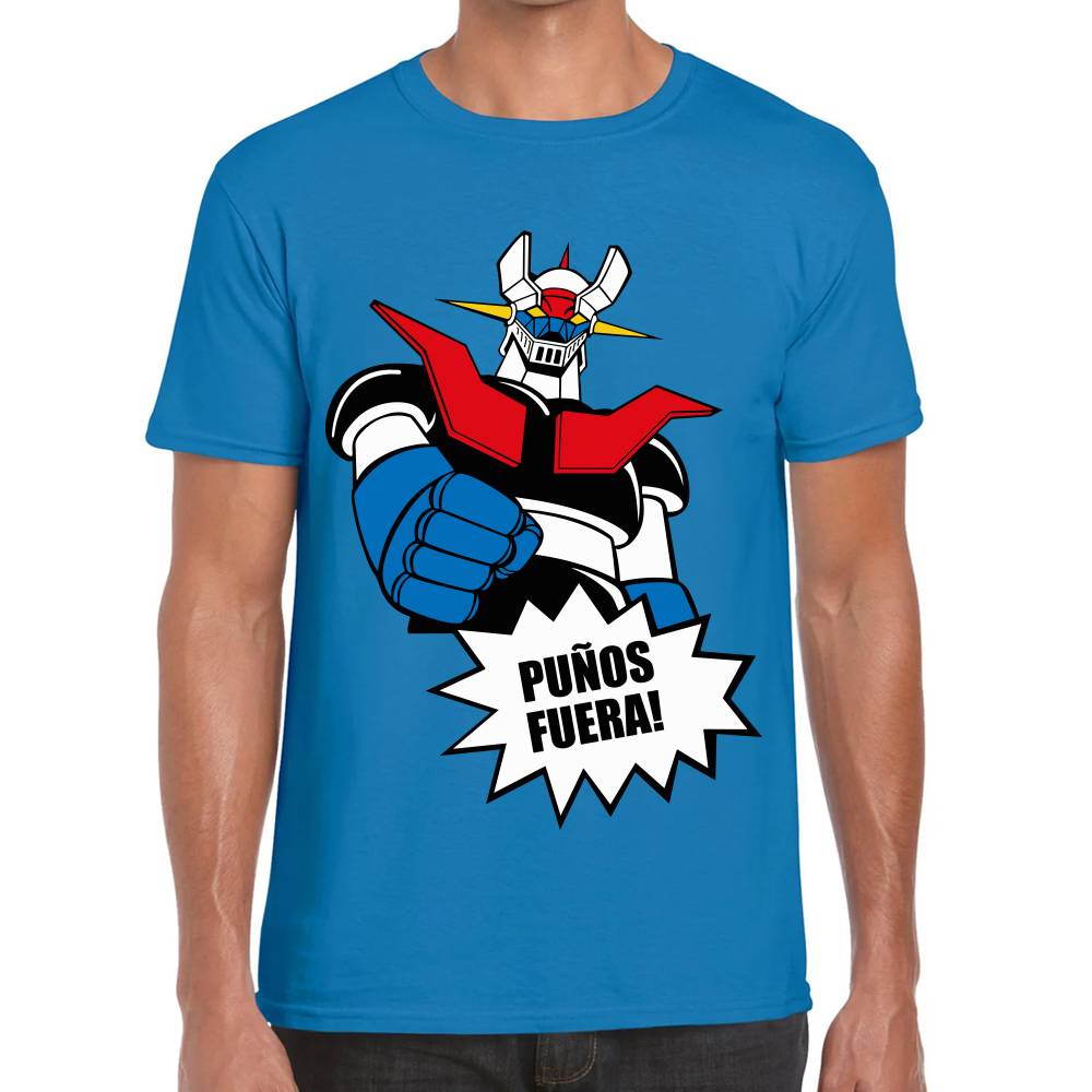 Playera Mazinger Puños Fuera Algodón Premium #0002941