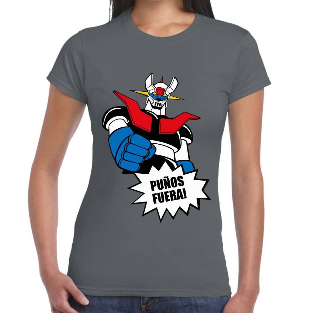 Playera Mazinger Puños Fuera Algodón Premium #0002941