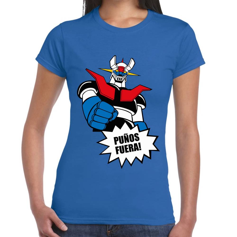 Playera Mazinger Puños Fuera Algodón Premium #0002941