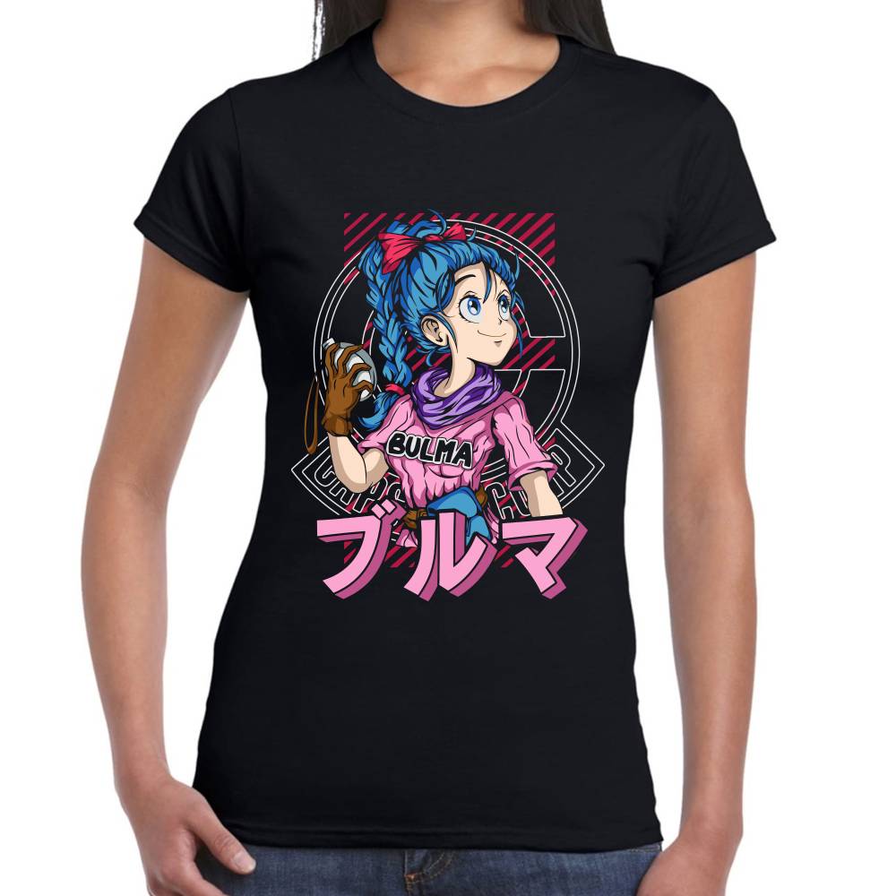 Playera Dragon Ball Z Bulma Algodón Premium #0002942