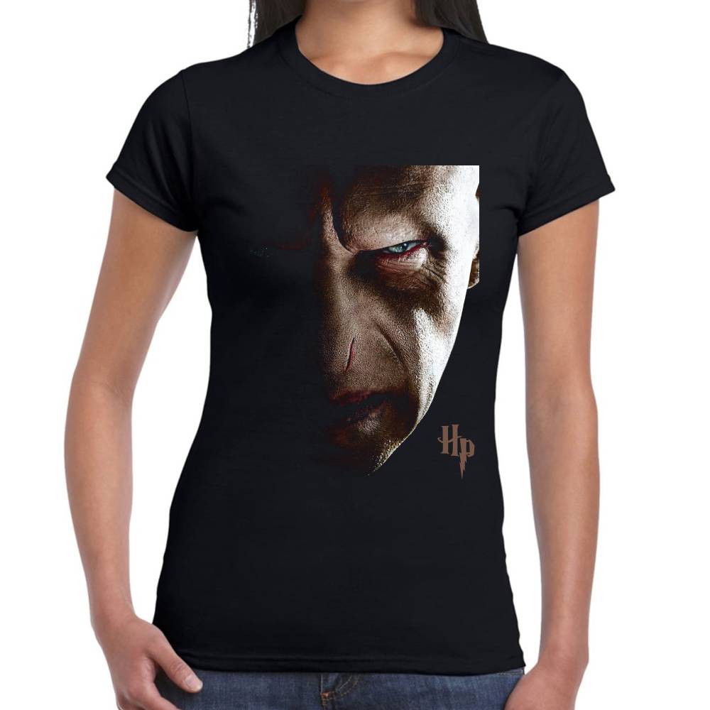 Playera Harry Potter Lord Voldemort Face Algodón Premium #0002946