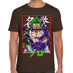 Playera One Piece Zoro Wano Algodón Premium #0002947