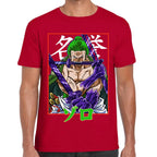 Playera One Piece Zoro Wano Algodón Premium #0002947