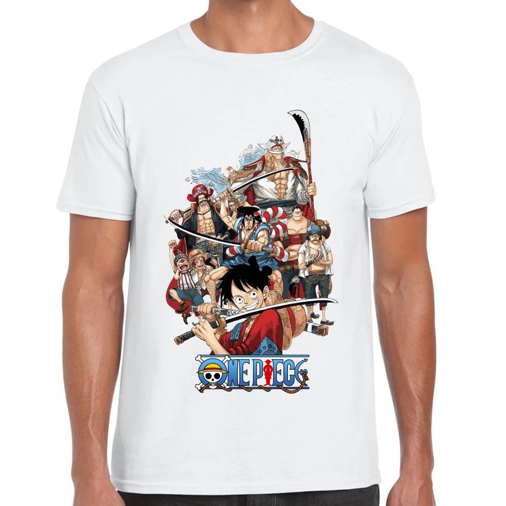 Playera One Piece Piratas Algodón Premium #0002956