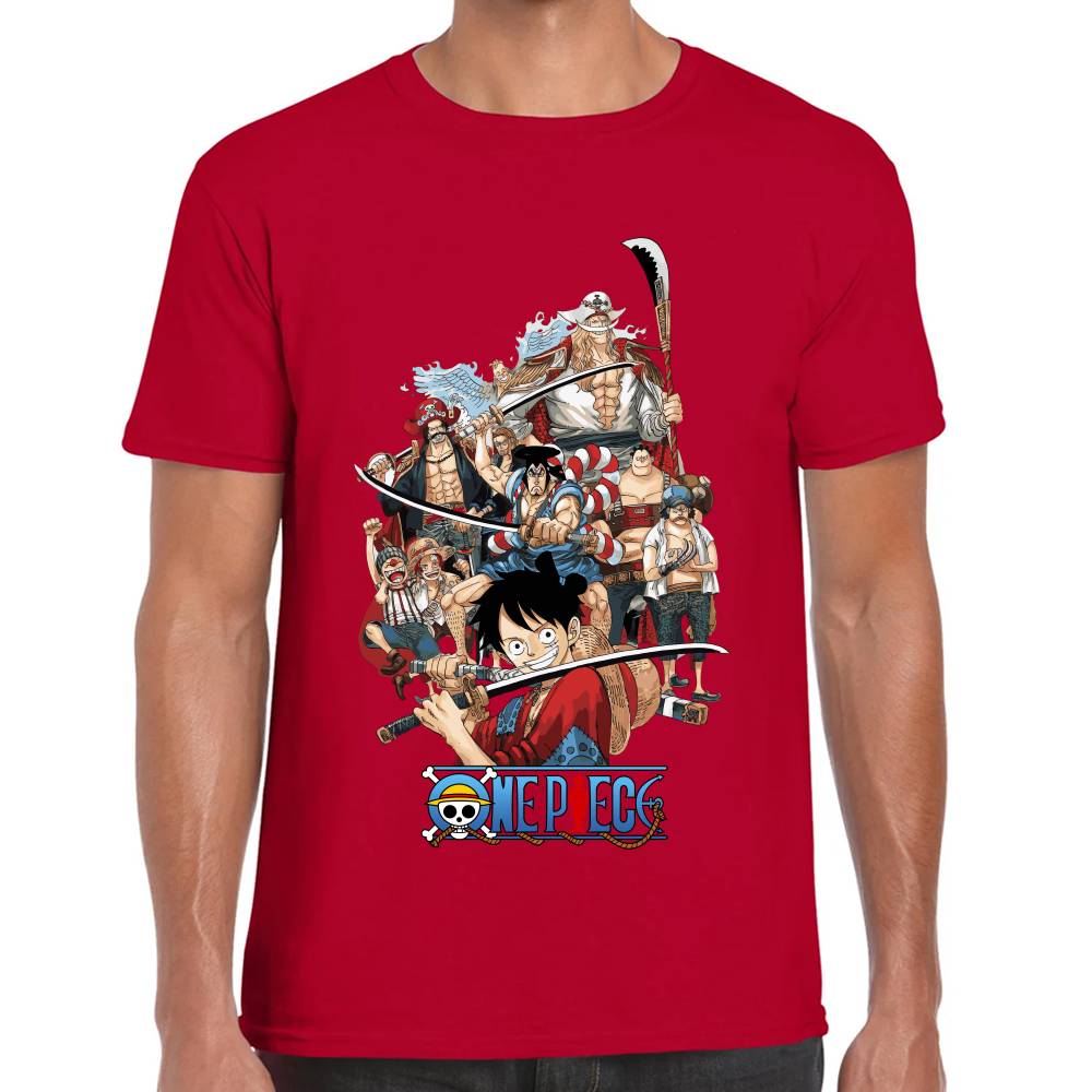 Playera One Piece Piratas Algodón Premium #0002956