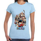 Playera One Piece Piratas Algodón Premium #0002956