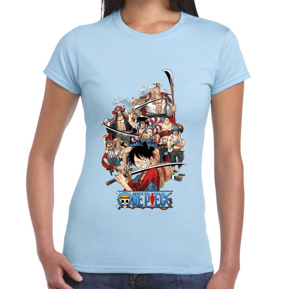Playera One Piece Piratas Algodón Premium #0002956