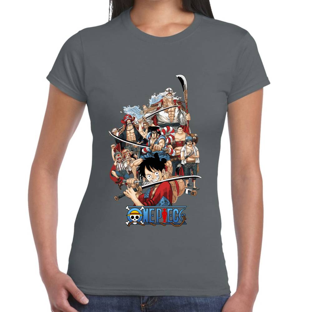Playera One Piece Piratas Algodón Premium #0002956