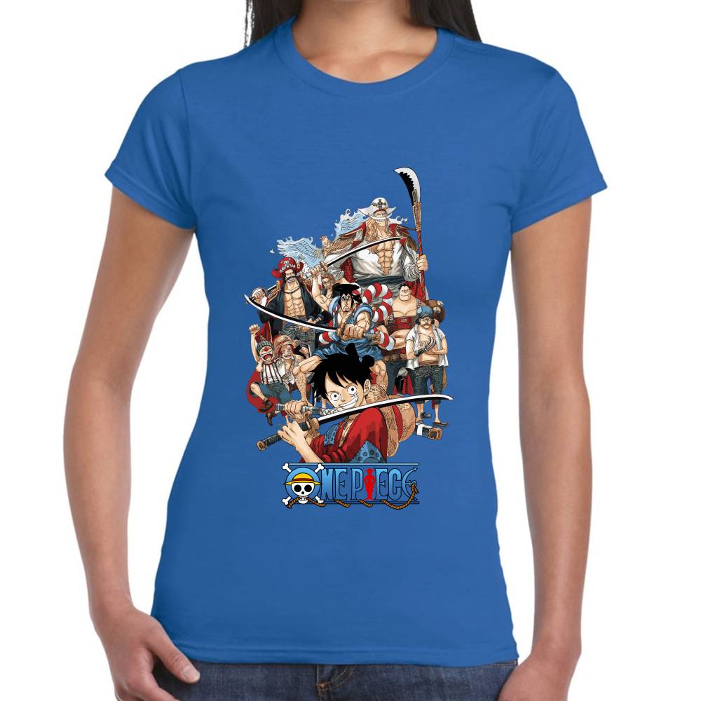 Playera One Piece Piratas Algodón Premium #0002956