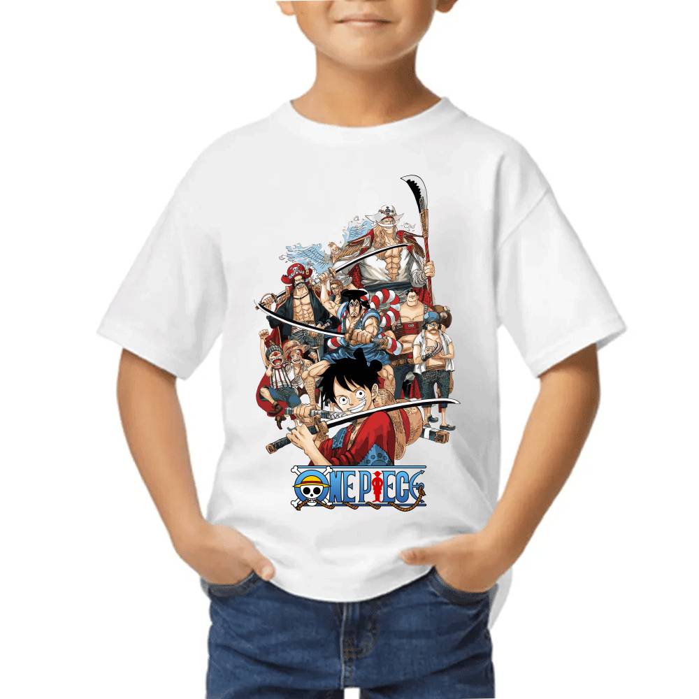 Playera One Piece Piratas Algodón Premium #0002956