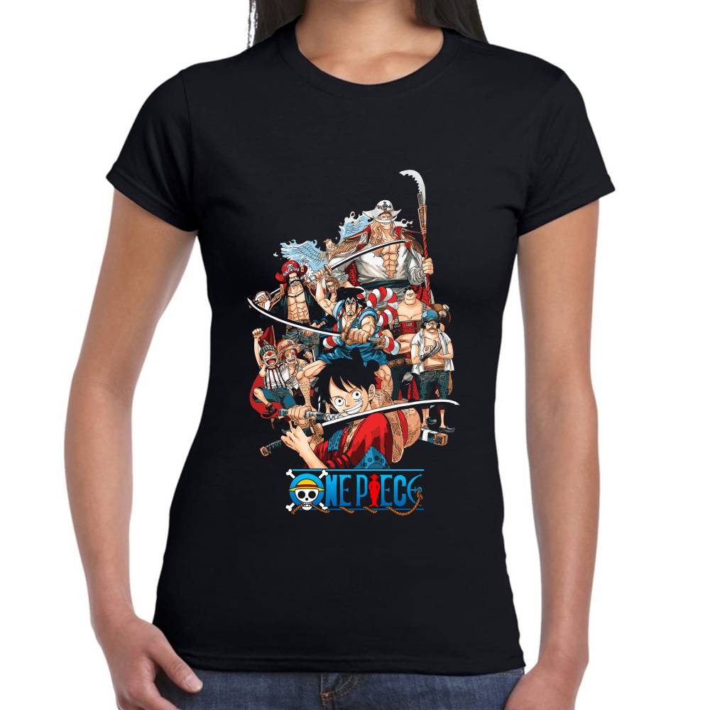 Playera One Piece Piratas Algodón Premium #0002956