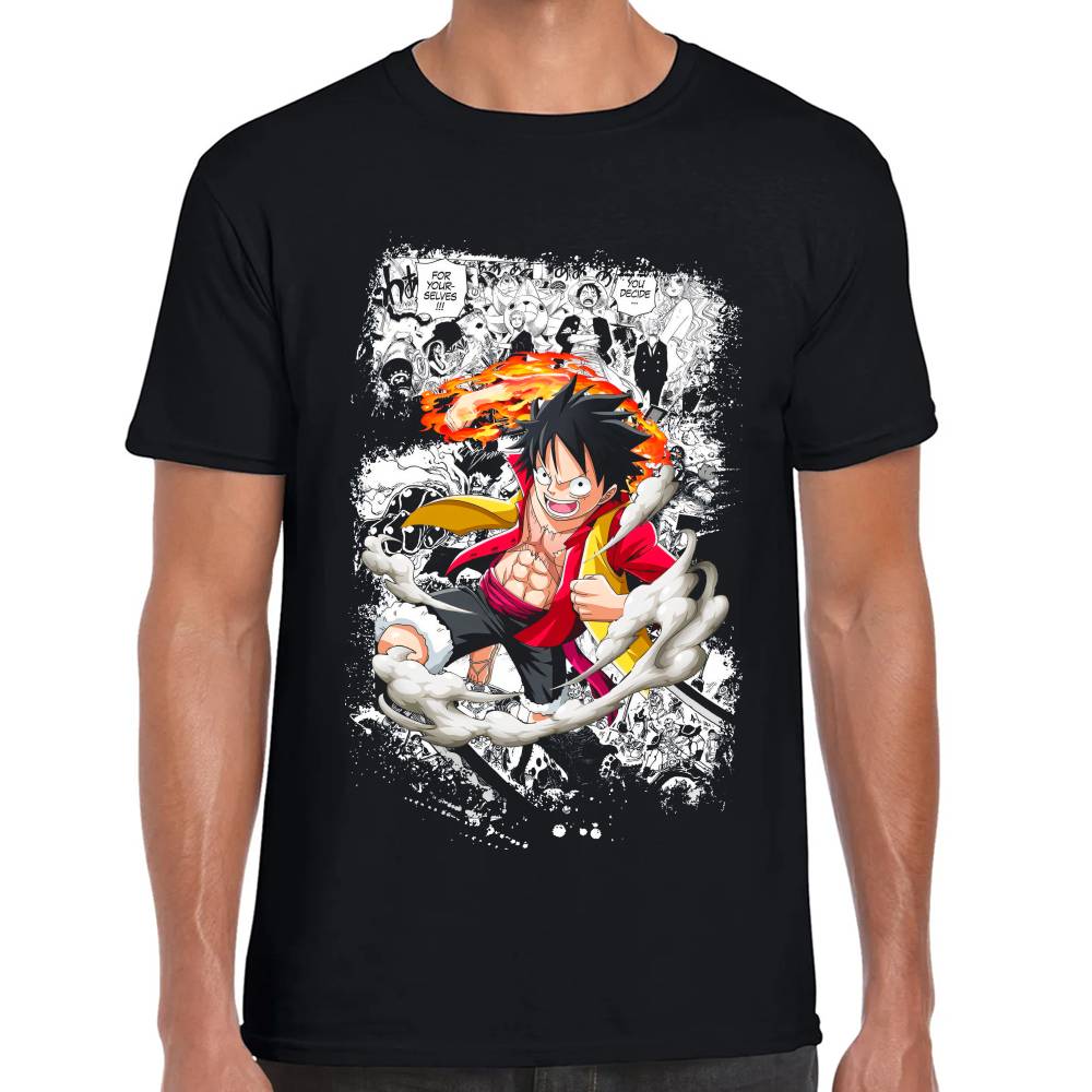 Playera One Piece Luffy Algodón Premium #0002958 Imagen principal del producto