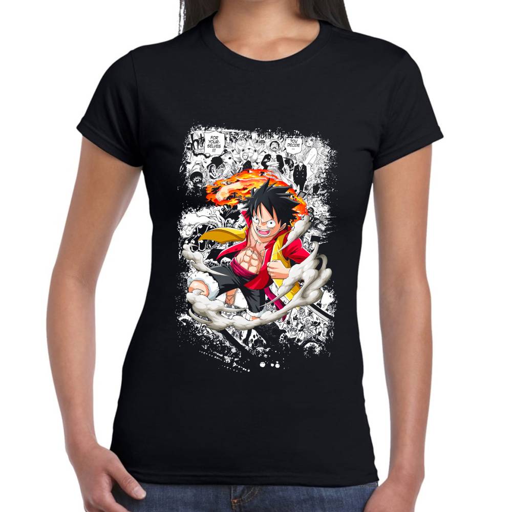 Playera One Piece Luffy Algodón Premium #0002958 Imagen secundaria del producto