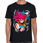 Playera Dragon Ball Goku SSSG Algodón Premium #0002965