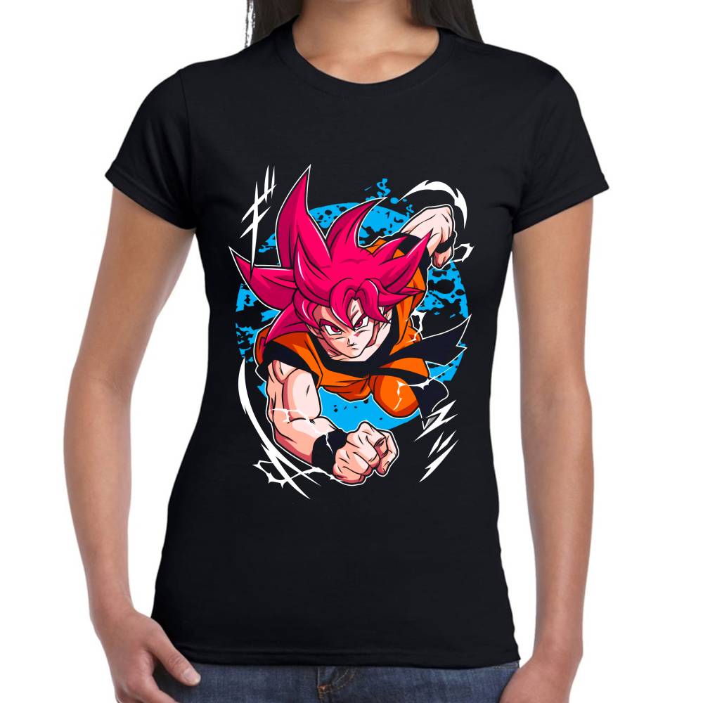 Playera Dragon Ball Goku SSSG Algodón Premium #0002965